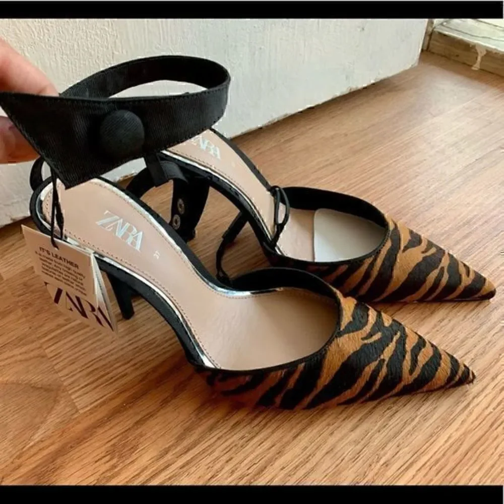 ZARA sling back heels